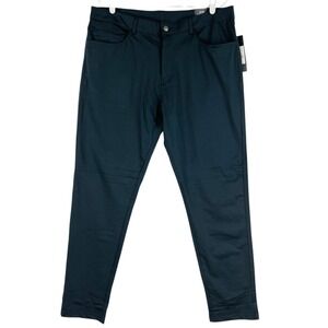 Leg3nd Men's Comfort Fit Performance Stretch Moisture Navy Pants Size 36x30 NWT